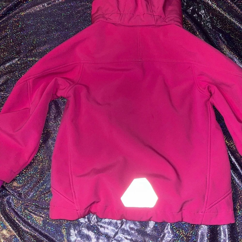 Girls pink waterproof H&M jacket